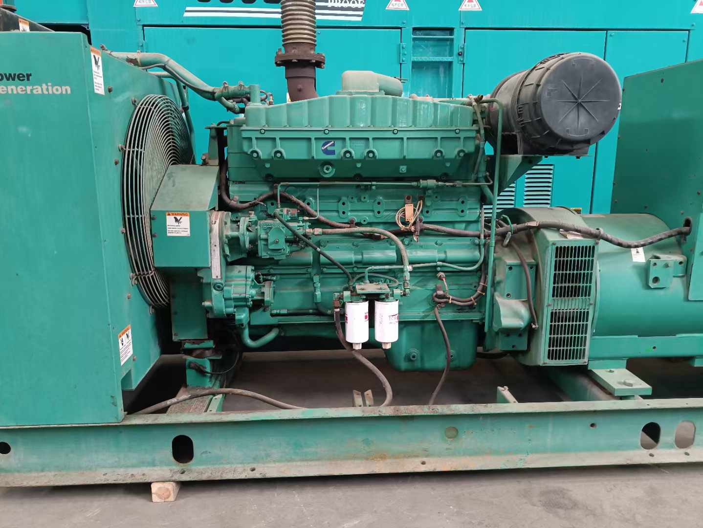 鼓楼过载会对 600kW 柴油发电机组造成哪些损害?
